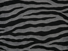 Animal Print Zebra Black and Grey